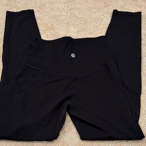 Lululemon Align Black Leggings with pockets 25”